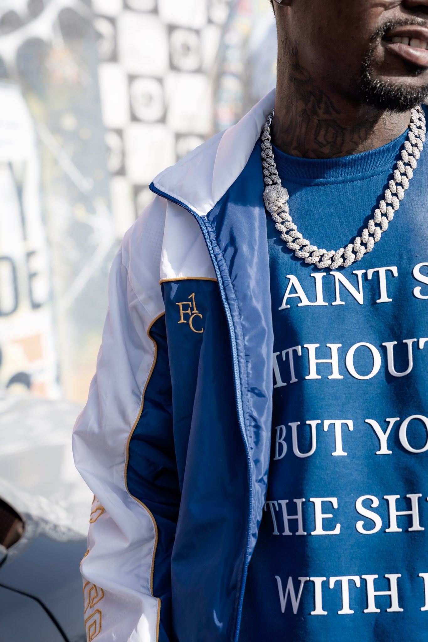 “You ain’t” sun faded High density t-shirt