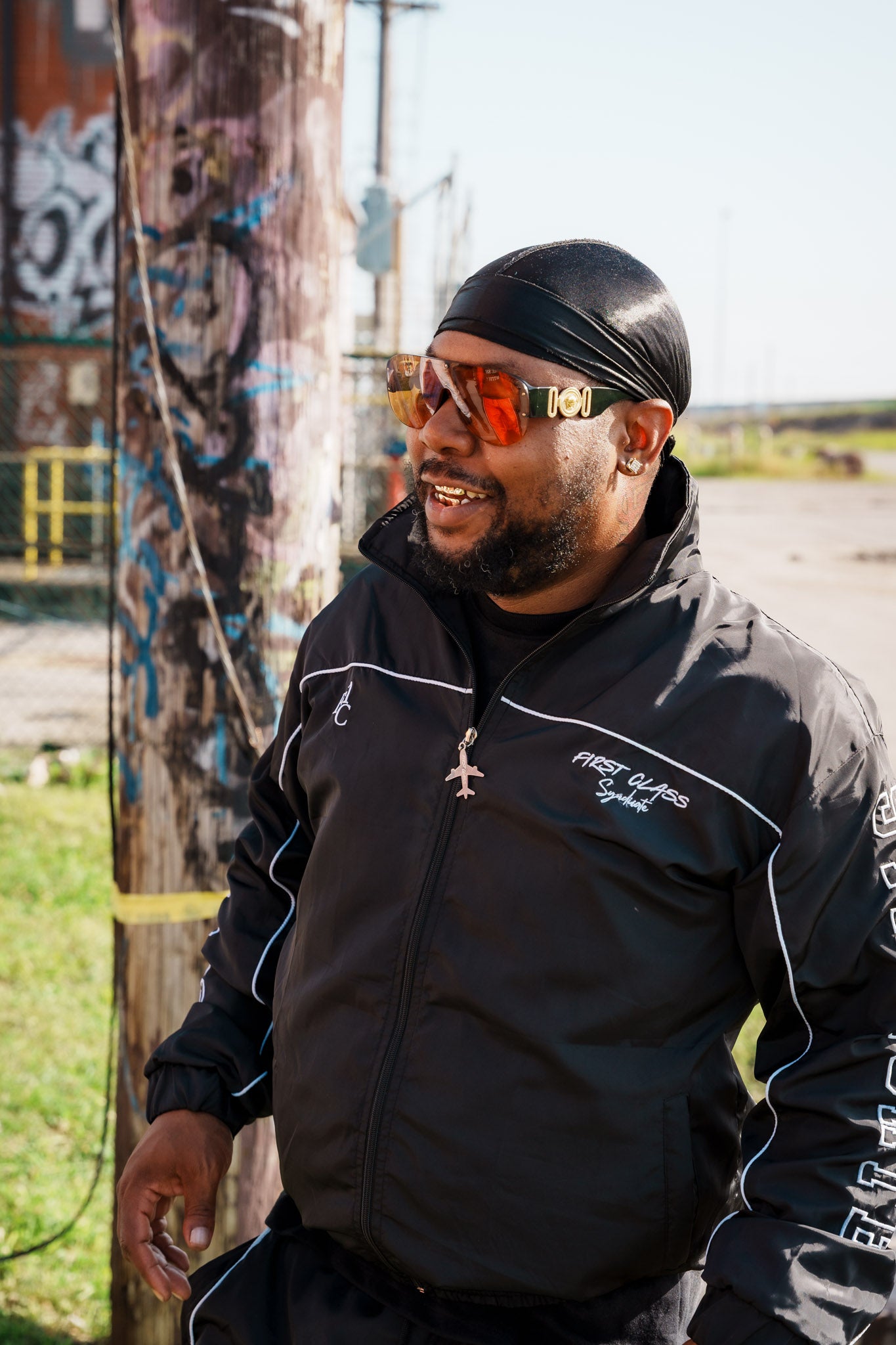 Aviator Tracksuit Black