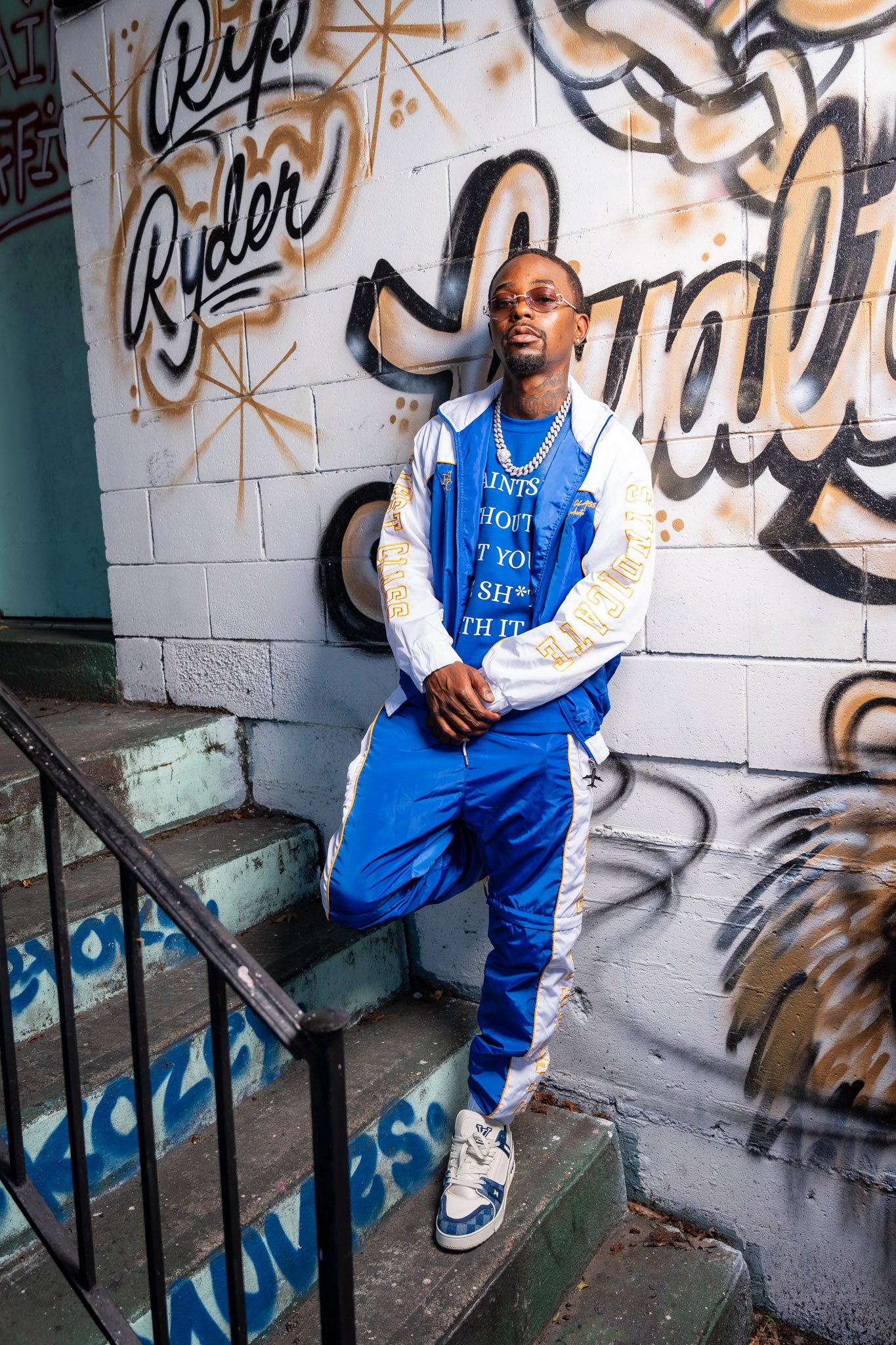 First Class Aviator Pants/shorts Blue