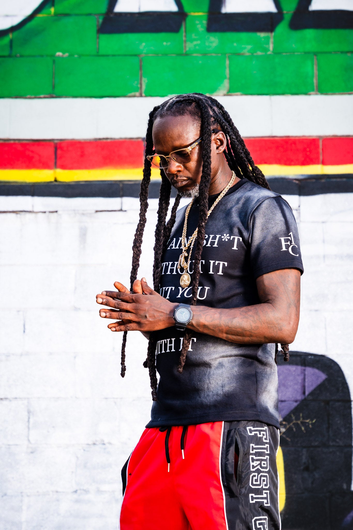 “You ain’t” sun faded High density t-shirt